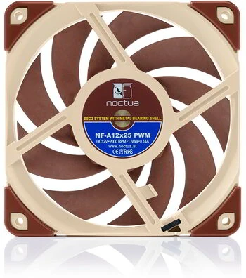 Noctua NF-A12X25 PWM nagyítás