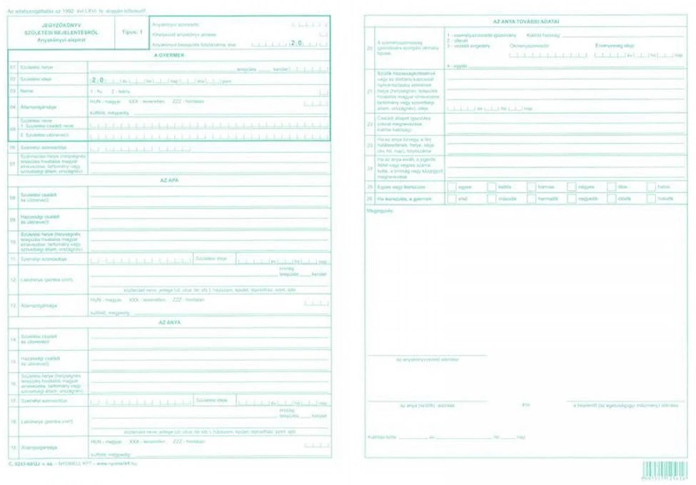 Nyomell 2LAP C.0243-69/2015 nagyítás