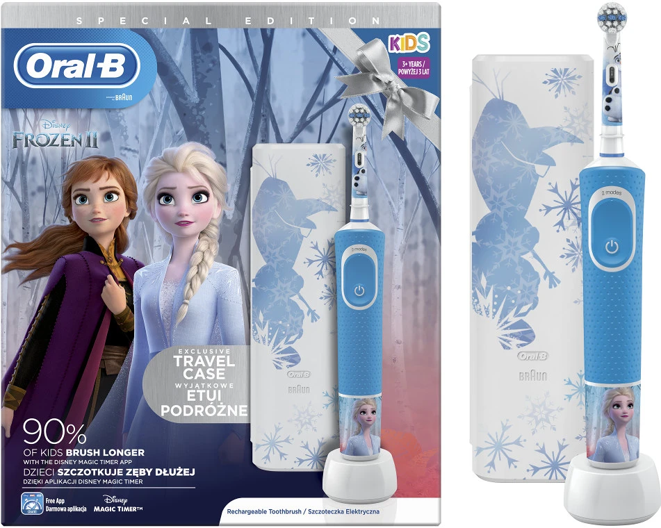 Oral-b ORAL-B D100 VITALITY GYEREK FOGK. FROZEN nagyítás