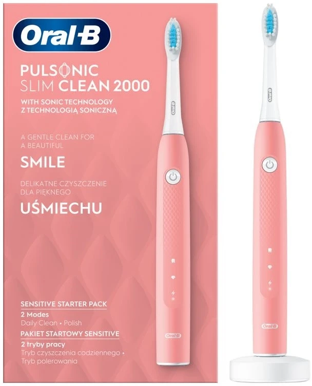 Oral-b PULSONIC SLIM 2000 PINK nagyítás