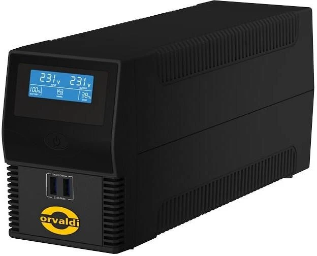 Orvaldi 600VA/360W, 7AH, 4X IEC nagyítás