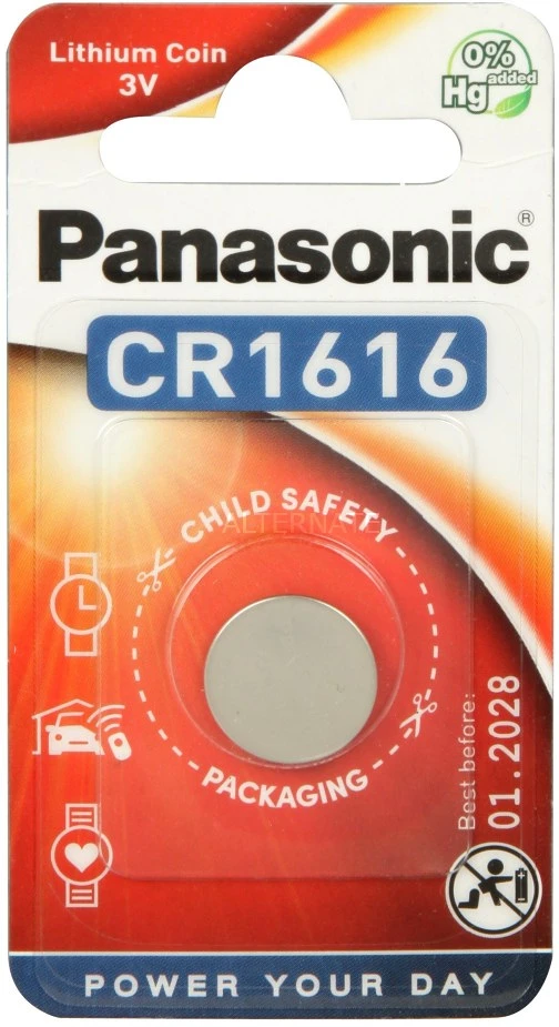 Panasonic CR-1616EL/1B nagyítás