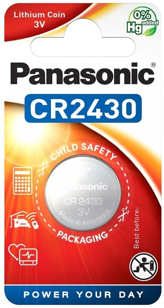 Panasonic CR-2430EL/1B nagyítás