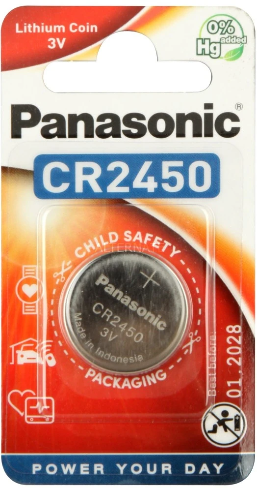 Panasonic CR-2450EL/1B nagyítás