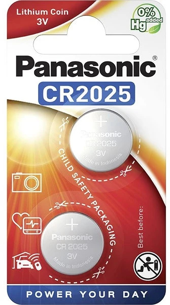 Panasonic CR2025-2B-PAN nagyítás