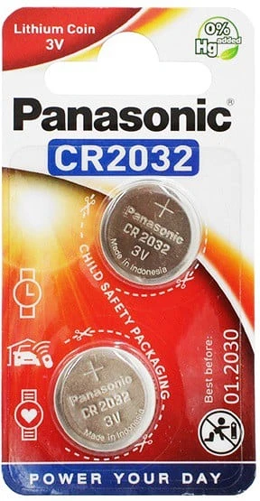 Panasonic CR2032-2B-PAN / CR-2032EL/2B nagyítás
