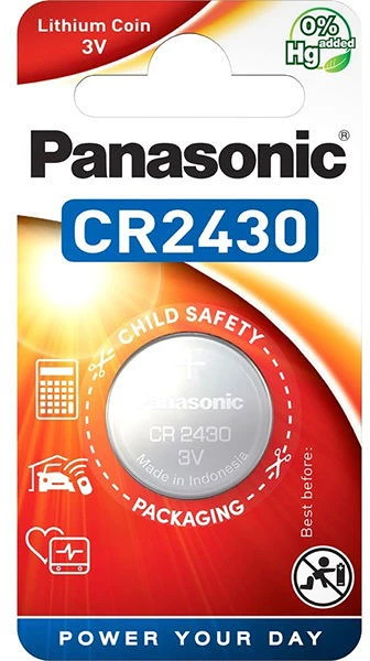 <span itemprop='brand'>Panasonic</span> <span itemprop='sku'>CR2430L-1BP-PAN</span> nagyítás