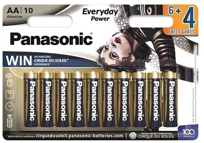 Panasonic LR6EPS-10BW6-4F nagyítás