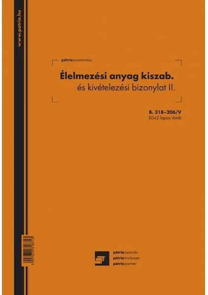 Pátria B.318-206/V nagyítás