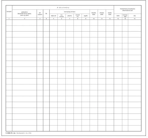 Pátria MUNKANAPLÓJA 50 nagyítás