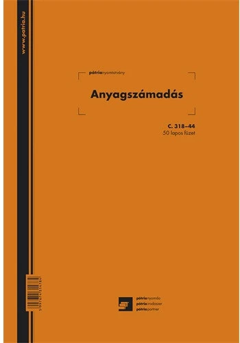 Pátria ANYAGSZÁMADÁS 50 nagyítás