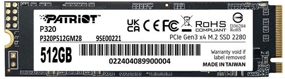 Patriot P320 nagyítás