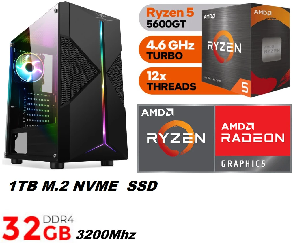Pcbolt RYZEN5 5600GT 6 nagyítás