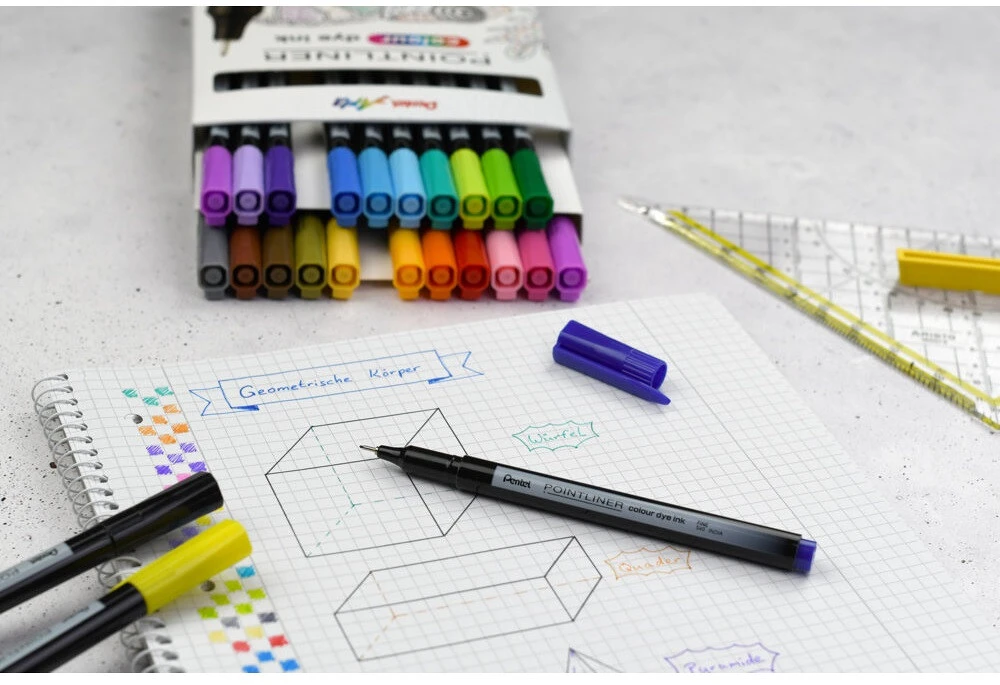 Pentel POINTLINER 6 KLF nagyítás