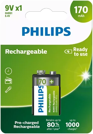 <span itemprop='brand'>Philips</span> <span itemprop='sku'>9VB1A17 170MAH, 9V</span> nagyítás