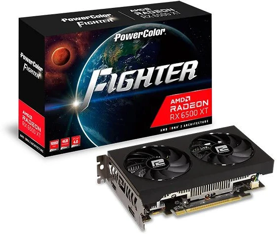 Powercolor AXRX6500XT4GBD6-DHV3 nagyítás