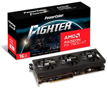 Powercolor GDDR6 nagyítás