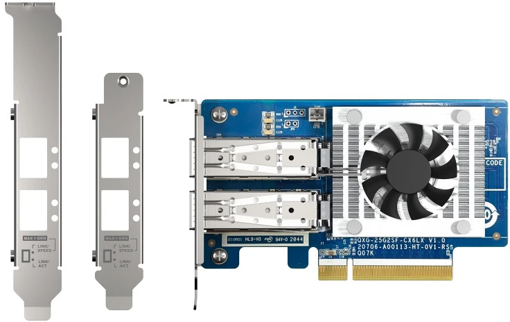 Qnap QXG-25G2SF-CX6 nagyítás