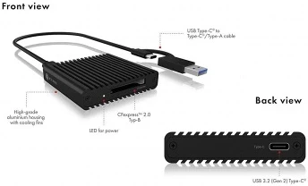 Raidsonic BOX IB-CR404-C31 nagyítás