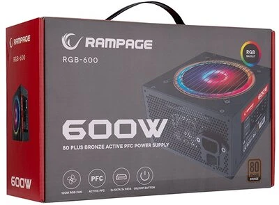 Rampage 600W RGB-600 nagyítás