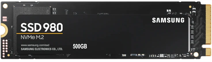Samsung 980 M.2 2280 NVME PCIE 3 500 GB SSD MZ-V8V500BW nagyítás