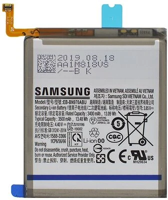 <span itemprop='brand'>Samsung</span> <span itemprop='sku'>eb-bn970abu / gh82-20813a</span> nagyítás