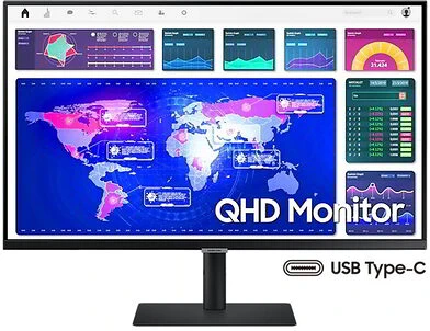 Samsung VA, 2560X1440, 16:9, QHD, 75HZ, 300CD/M2, 5MS nagyítás