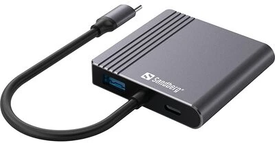 Sandberg 2XHDMI+USB-A3.0+USB-C nagyítás