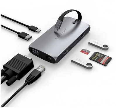 Satechi 2XUSB-A, 2XUSB-C nagyítás