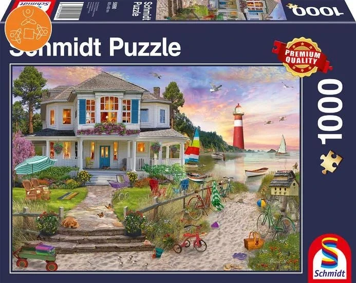 Schmidt HÁZ PUZZLE1000DB nagyítás