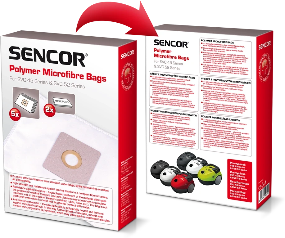 Sencor SVC45PORZSÁK nagyítás