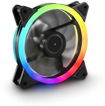 Sharkoon PWM RGB FAN nagyítás