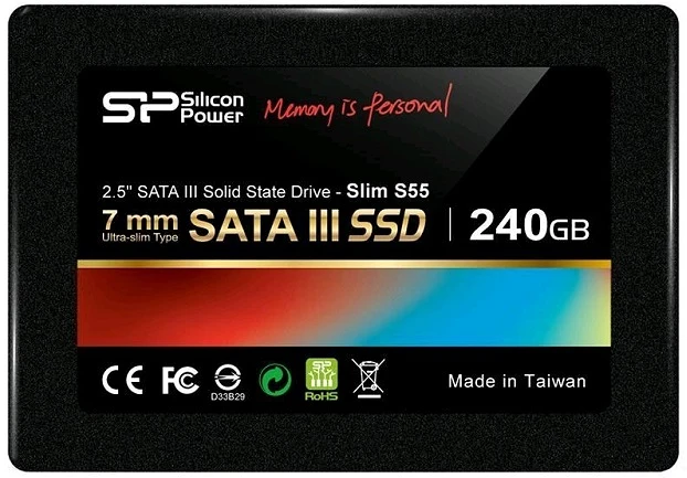 Silicon power SATA3 2.5&QUOT; SSD SP240GBSS3S55S25 nagyítás