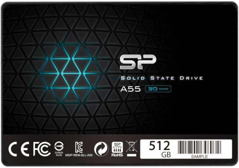 Silicon power SATA3 2.5&QUOT; SSD SP512GBSS3A55S25 nagyítás