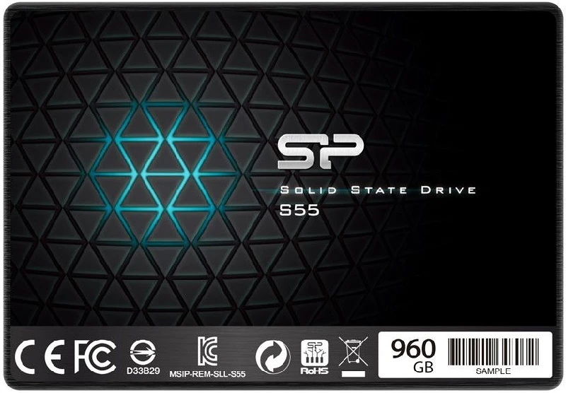 Silicon power SATA3 2.5&QUOT; SSD SP960GBSS3S55S25 nagyítás