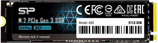 Silicon power SP512GBP34A60M28 nagyítás