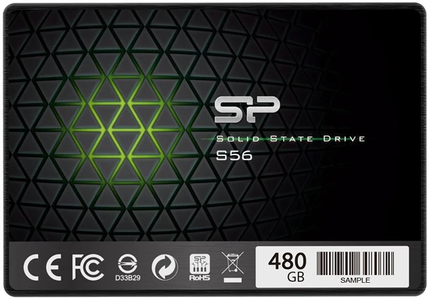 Silicon power SSD SP480GBSS3S56A25 S56 nagyítás