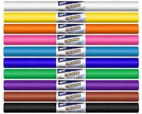  01.08166 Krepp papír 50x200cm mix vegyes alapszínek 10 darabos kép