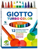 Giotto 0714 00 Filctoll  turbo color 12db-os készlet kép