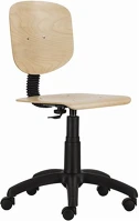 Fa 1030 munkaszék, gázliftes, háttámlás, fa ülőfelület és támla, 