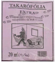  19.00437 Takarófólia lépésálló extra 4x5 m 20nm kép