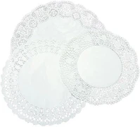  20.00019 Tortacsipke kerek eldobható papír 280mm 100 darabos kép