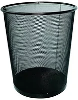  21.00239 Papírkosár fémhálós fekete 12l kép
