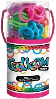 Paulinda 292938 - cool loom gumikarkötőkészítő szett, 100 db-os kép