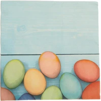  57921 Húsvéti szalvéta - tojásos - 33 x 33 cm - 3 rétegű - 20 db / csomag kép