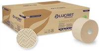 Lucart ALD812432 Eco natural 900 id mini közületi toalettpapír 202m 2 rétegű 12 tekercs/zsugor kép