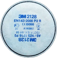 3m 2128 2128 részecskeszűrő aktív szénnel, p2r, 20 db kép