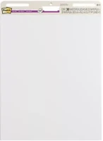 3m 7100380608 Meeting chart, öntapadó, újrahasznosított, 63,5x76,2 cm, 60 lap, fehér kép