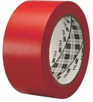 3m COR_U3M764R Ipari jelzőszalag, 50mm x 3, piros kép