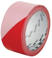 3m COR_U3M767I Ipari jelzőszalag, 50mm x 3, piros-fehér kép